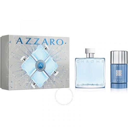 Azzaro - Chrome ( 6.8 Edt, 0.33 Edt ) 2Pc Set ( M )
