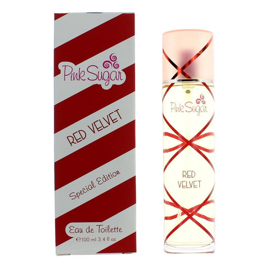 AQUOLINA - PINK SUGAR RED VELVET EDT ( W ) 3.4 OZ