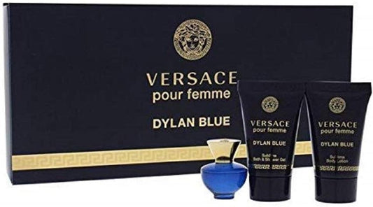Versace - Dylan Blue Mini 3Pc Set ( W ) 0.17 Oz