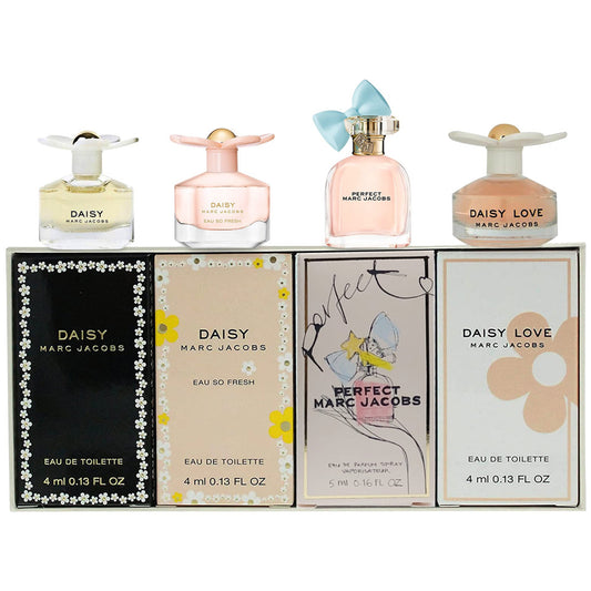 Marc Jacobs - ( Perfect 0.16 Edp, Daisy Love 0.13 Edt, Daisy Eau So Fresh 0.13 Edt, Daisy 0.13 Edt ) 4Pc Set ( W )