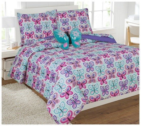 8Pc Full Comforter Set W/Toy