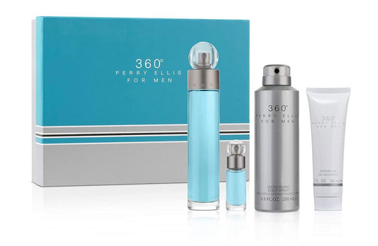 Perry Ellis - 360 Classic 4Pc Set ( M ) 3.4 Oz