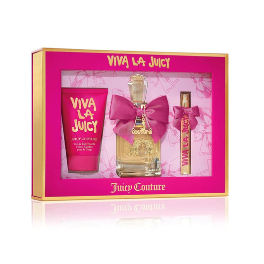 Juicy Couture - Viva La Juicy 3Pc Set W/Souffle ( W ) 3.4 Oz