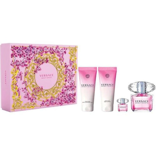 Versace - Bright Crystal 4Pc Set ( W ) 3.0 Oz