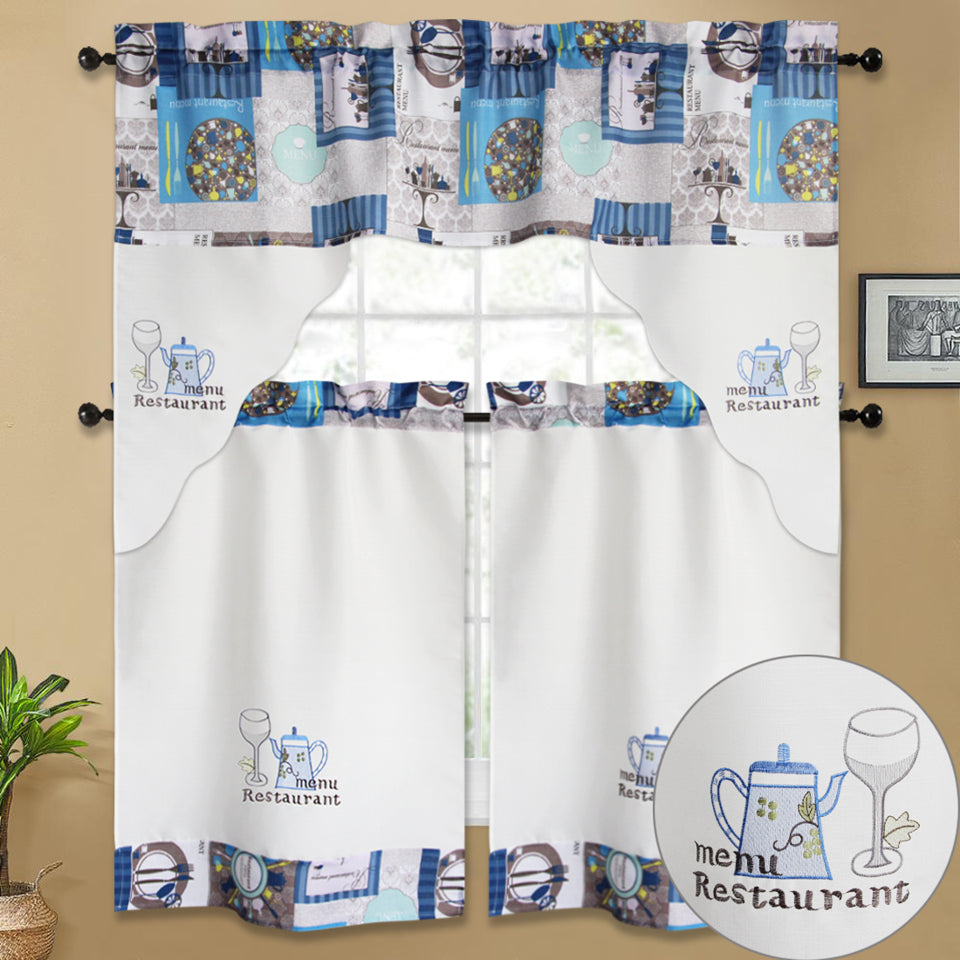 Bt592-Kitchen Curtain Set
