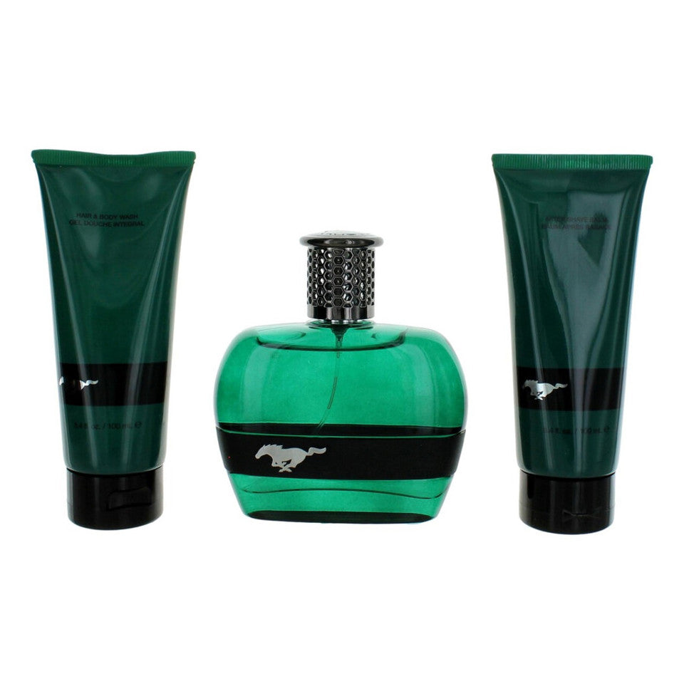 Mustang - Green ( 3.4 Edt + 3.4 A/S + S/G ) 3Pc Set ( M )