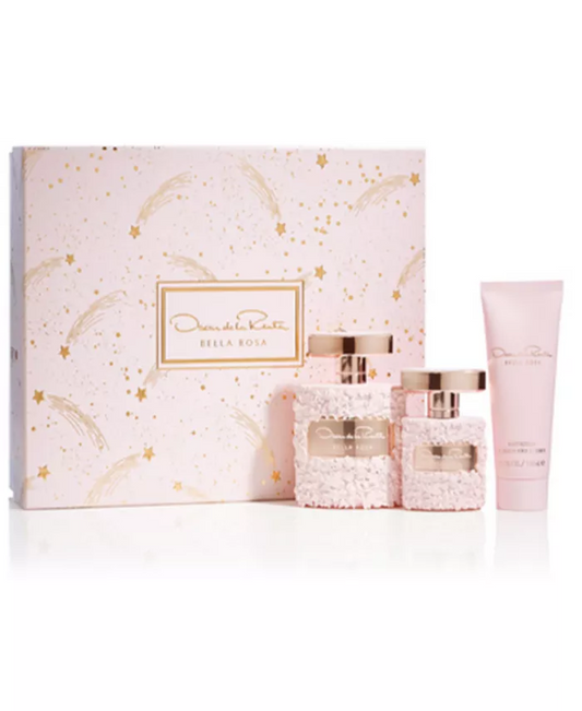 Oscar De La Renta - Bella Rosa 3Pc Set ( W ) 3.4 Oz