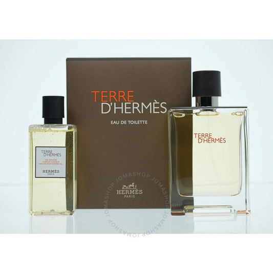 Hermes - Terre D Hermes Men 2 Piece Gift Set Edt ( 3.4 Edt + 2.7 Sg ) ( M )