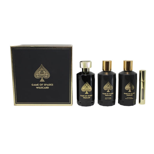 Jo Milano - Game Of Spades Wildcard ( 3.4 Oz Edp + 6.8 B/C + 6.8 B/L + Mini )  ( W ) 3.4 Oz
