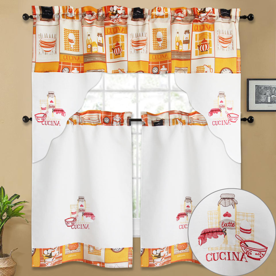 Bt592-Kitchen Curtain Set