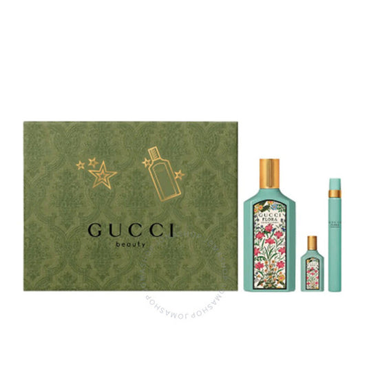 Gucci - Flora Gorgeous Gardenia ( 3.3 Edp + 0.16 Edp + 0.33 Edp ) 3Pc Set ( W ) 3.4 Oz