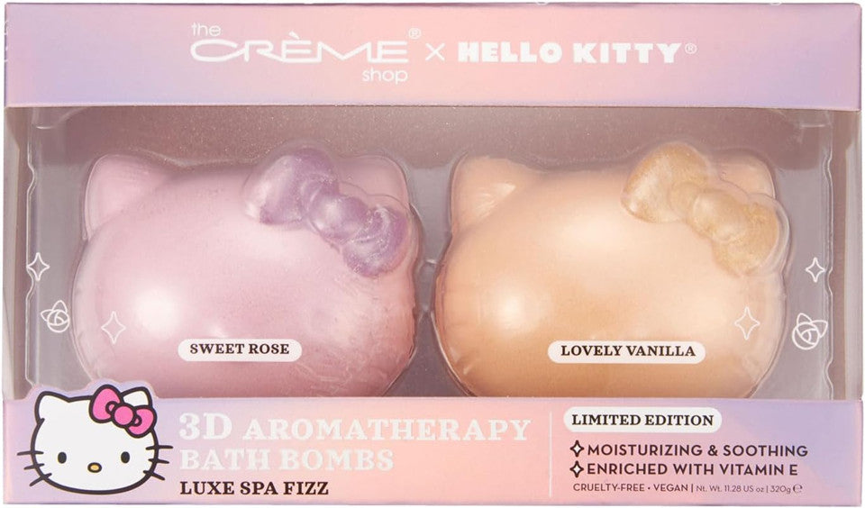 Hello Kitty - Bath Bomb Duo Sweet Rose + Lovely Vanilla Hkbd8756 ( W )