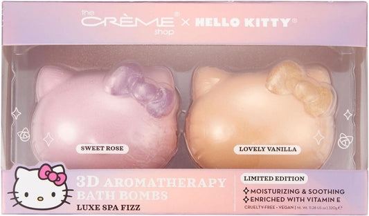 Hello Kitty - Bath Bomb Duo Sweet Rose + Lovely Vanilla Hkbd8756 ( W )