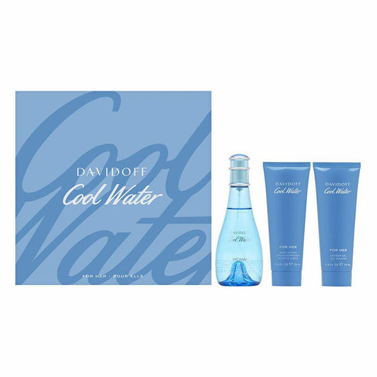 Davidoff - Cool Water 3Pc Set ( W ) 3.4 Oz