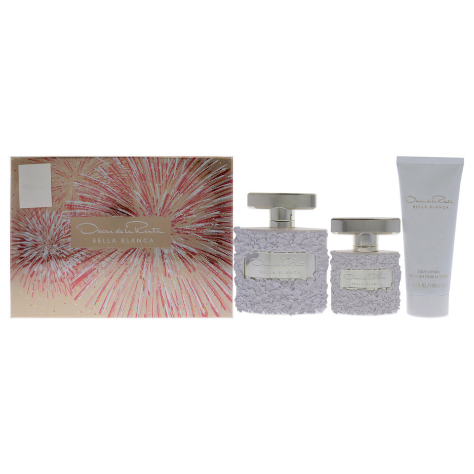 Oscar De La Renta - Bella Blanca 3Pc Set Lotion 3.4 Oz, 1.0 Edp ( W ) 3.4 Oz