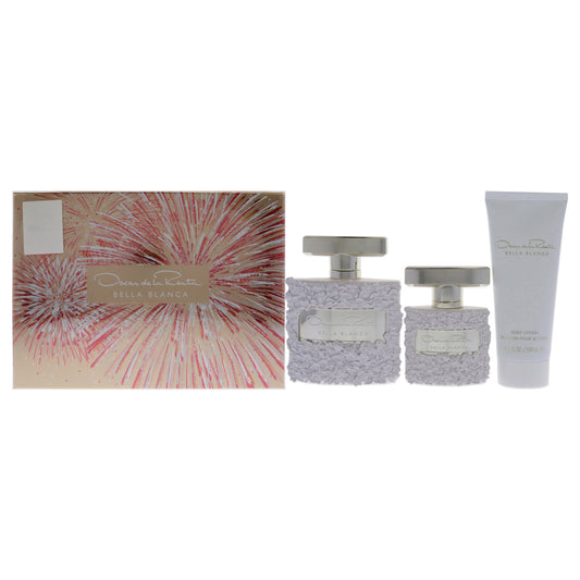 Oscar De La Renta - Bella Blanca 3Pc Set Lotion 3.4 Oz, 1.0 Edp ( W ) 3.4 Oz