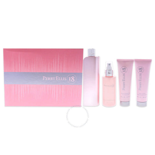 Perry Ellis - 18 4Pc Set ( W ) 3.4 Oz