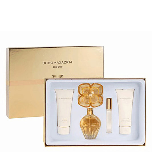 Max Azria - Bcbg Bon Chic ( 3.4 Edp + 3.4 Bl + 3.4 Sg + 0.34 Roller ) 4Pc Set ( W )