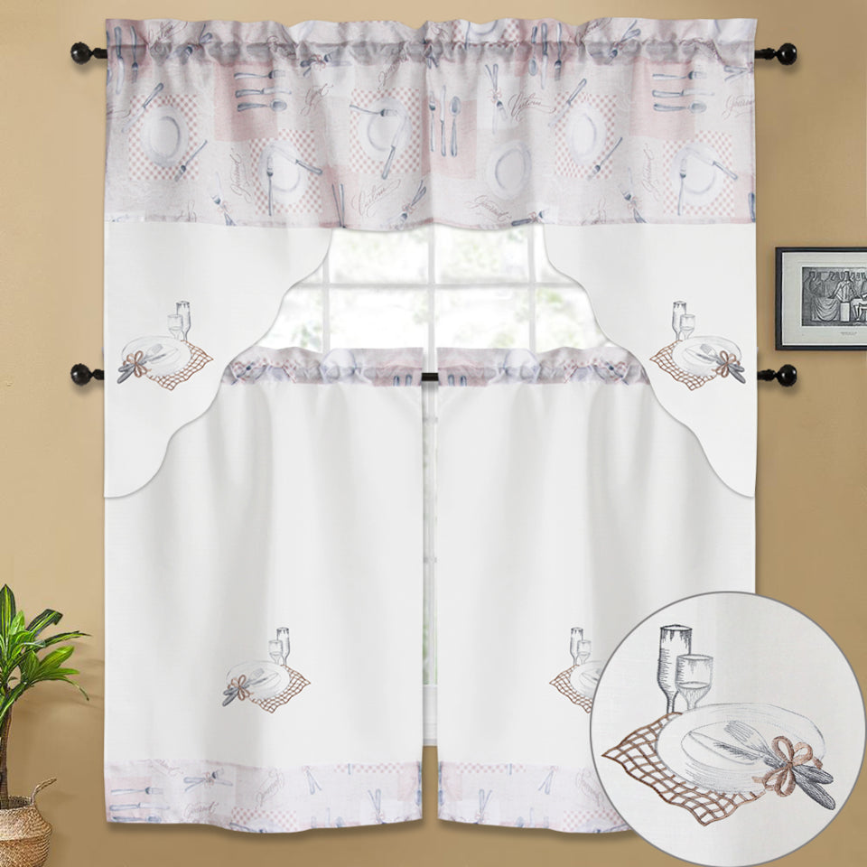 Bt592-Kitchen Curtain Set