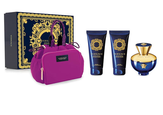 Versace - Dylan Blue  + 5 Ml 4Pc Set ( W ) 3.4 Oz