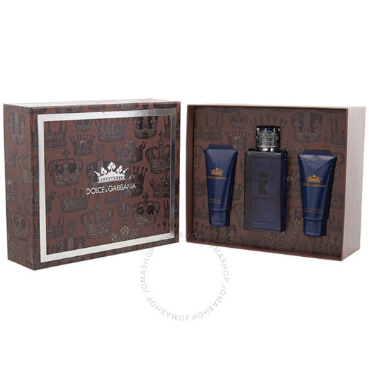 Dolce & Gabbana - K ( 3.3 Edp + 50Ml Sg + 50Ml As ) 3Pc Set ( M ) 3.3 Oz