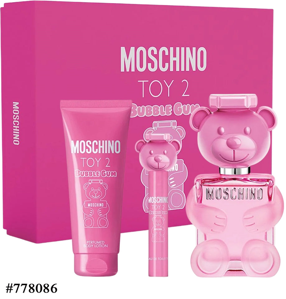 Moschino - Toy 2 Bubble Gum 3Pc Set ( W ) 0.17 Oz