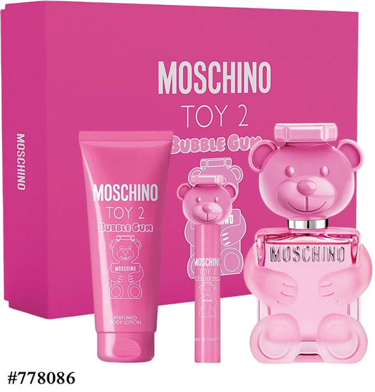 Moschino - Toy 2 Bubble Gum 3Pc Set ( W ) 0.17 Oz