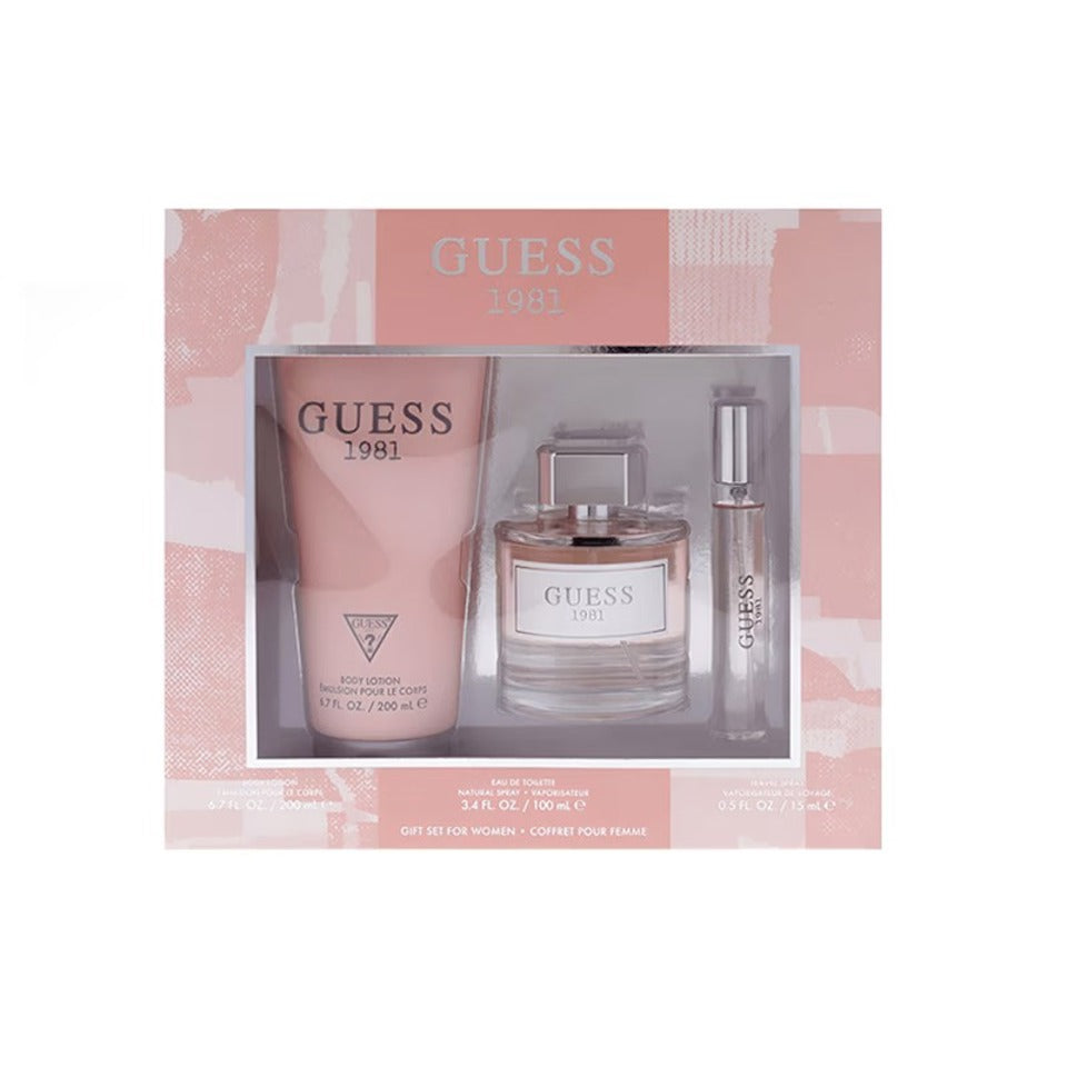 Guess - 1981 3Pc Set ( 3.4 Edt + 6.7 Bl + 0.5 Edt ) ( W )