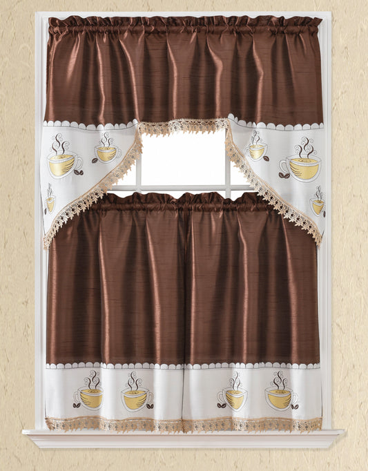 BT329-POLYESTER KITCHEN CURTAIN