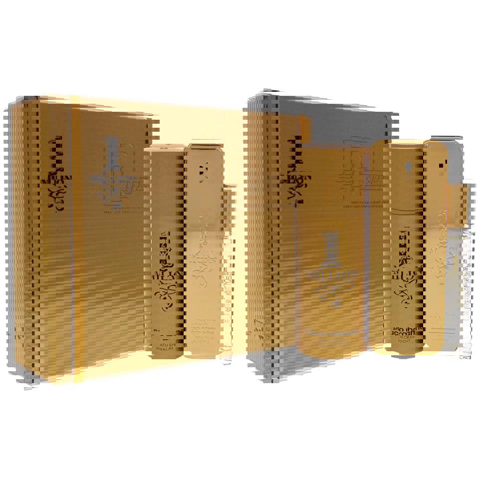 Paco Rabanne - 1 Million 3Pc Set ( M ) 3.4 Oz