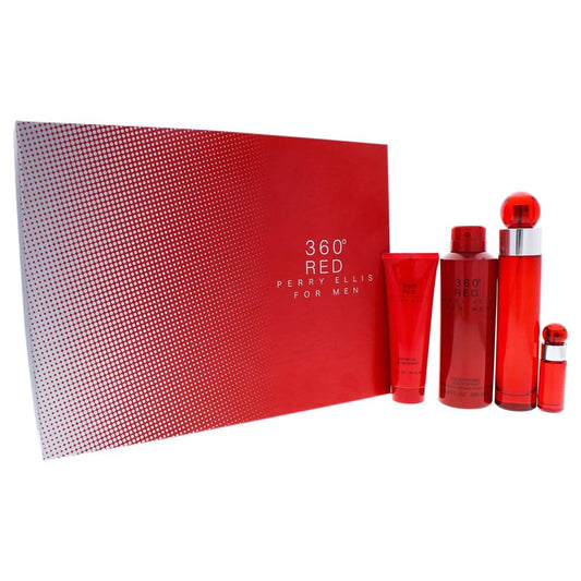 Perry Ellis - 360 Red 4Pc Set ( W ) 3.4 Oz