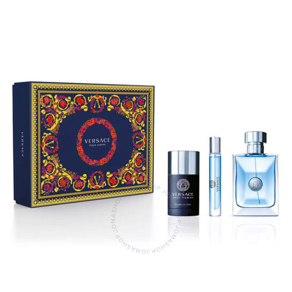 Versace - Versace Pour Homme 3Pc Set ( 3.4 Edt + 0.3 Edt + 2.5 Deo ) ( M )